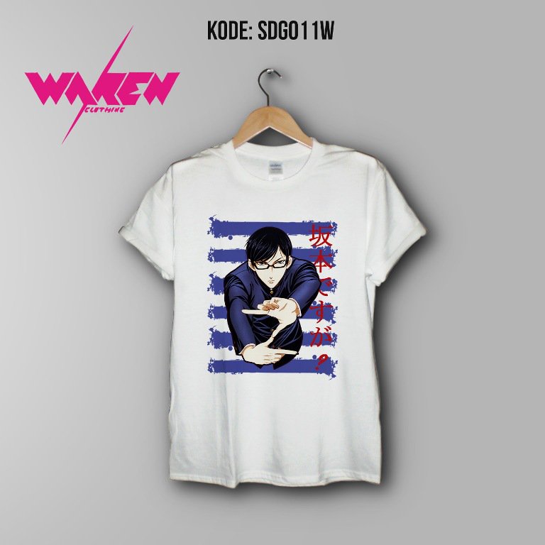 WarenStore's tweet photo. SAKAMOTO DESU GA T-Shirt | WA/SMS: 08997199493 &amp; BBM: 538D6E65 #Sakamotodesuga #Anime #kaos #kaosmurah #kaosdistro https://t.co/k6UjWOkYRu