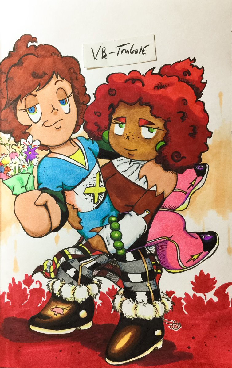 tru6ole's tweet photo. Mabby's feeling fall. Gare... doesn't care.
#vbtru6ole #Tru6olE #drawing #manga #comic #mindfulls #gare #mabby #oc https://t.co/Bxm0ryfiuK
