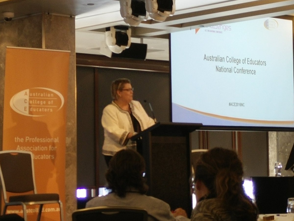 joanmconway's tweet photo. @AustCollEd #ACE2016NC yes Helen you've nailed...we are The profession and this organization needs to take the lead. https://t.co/BzEKxzaab8