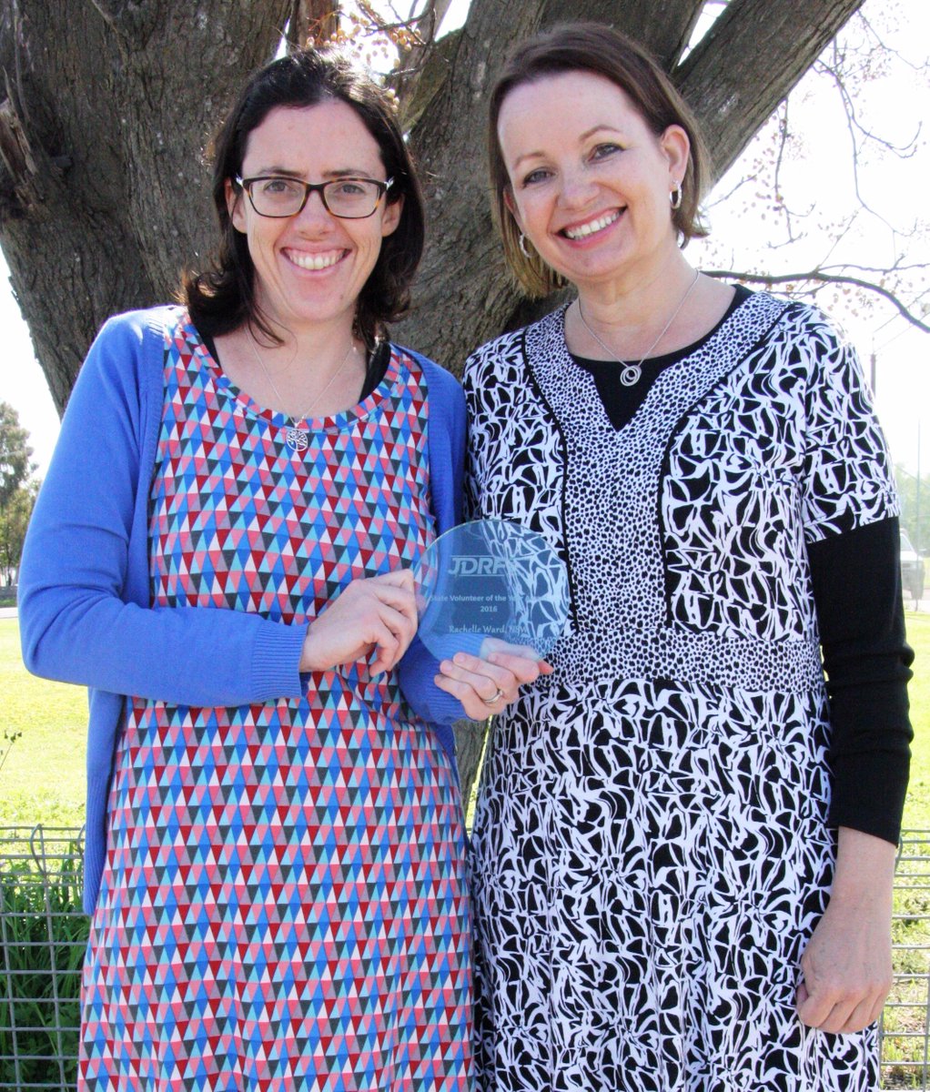 suzjculph's tweet photo. Minister for Health and Member for Farrer, Sussan Ley gives JDRF NSW Adult Volunteer of the Year Rachelle Ward her award! #JDRFaus https://t.co/juD9TGfpvP