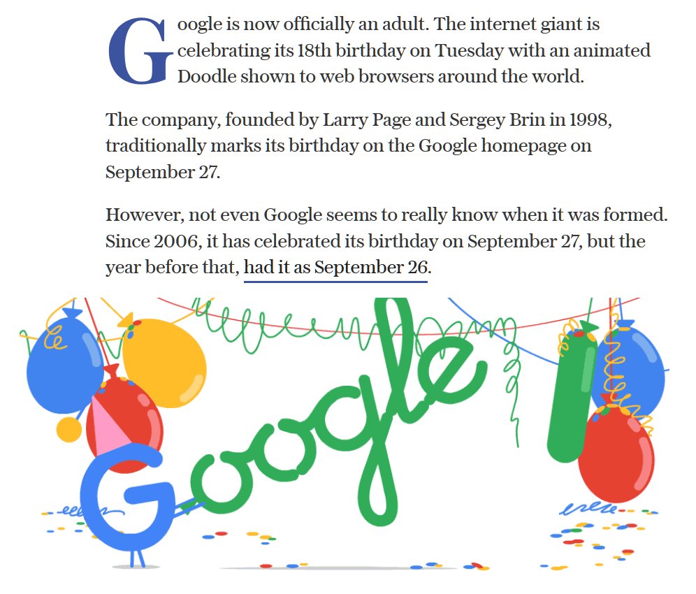 3rdRockfrmTSun's tweet image. Google in 18 yrs of Development....