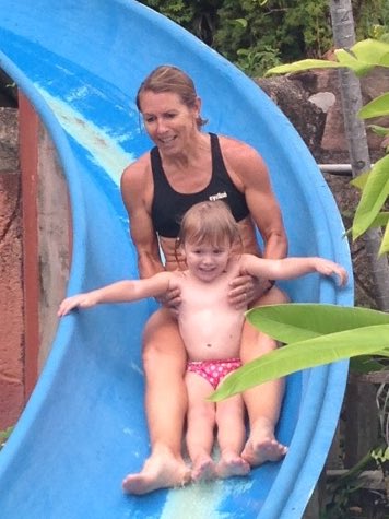 ali_fitch's tweet photo. Leilani assisting my last swim "training" sessions before  #IMTaiwan this w/e #fun#family#fitness https://t.co/UiPgPOaeSF