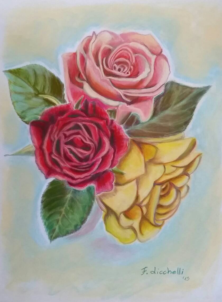 Francesca Licchelli On Twitter Three Roses Red Pink And Yellow Rose Ooak Soft Pastels On Velve Https T Co F5zmd3ycnu Drawings Coloredpencils Click subscribe to watching more videos, don't forget to share with you friends. pink and yellow rose ooak soft pastels