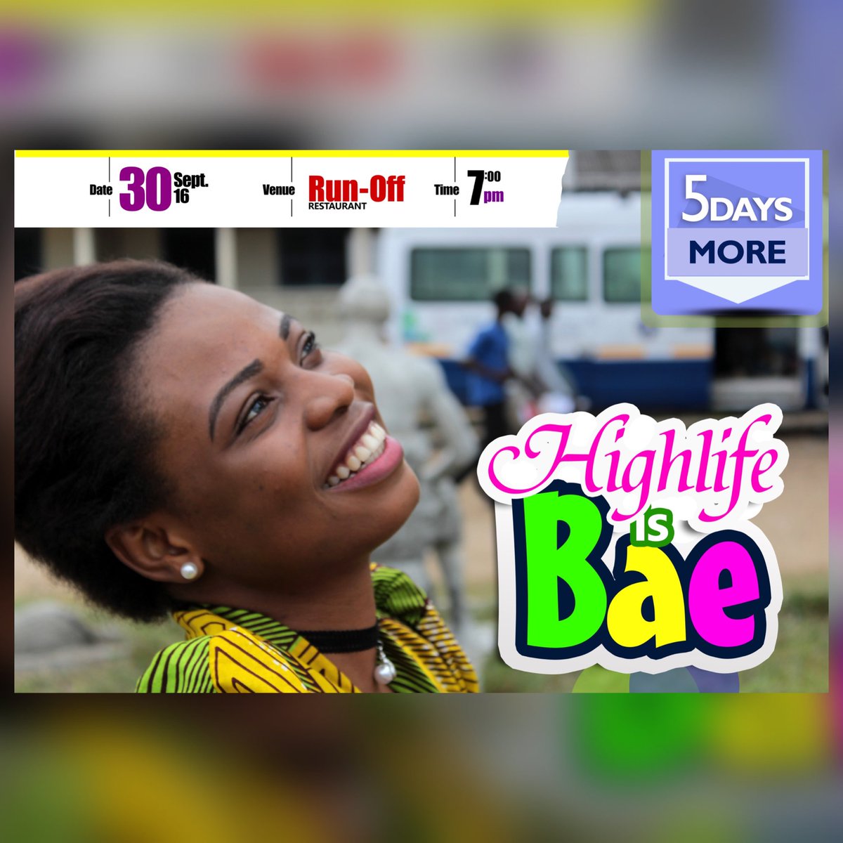 BiggestTrend's tweet photo. Its on this Friday (30 Sept.) inside @Run off restaurant. #Highlifeisbae https://t.co/aC4AlfOc8V