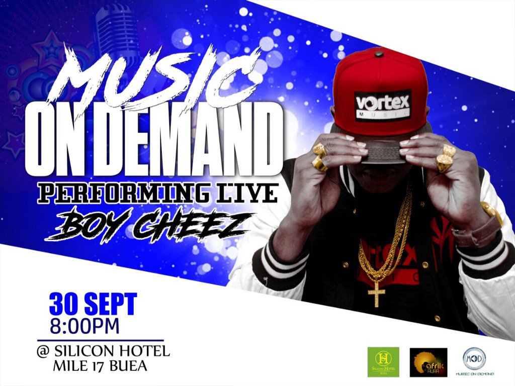 didiblaise's tweet photo. @BoyCheez1 #MrVortex will be making an appearance @237MusicOnDeman https://t.co/r8RS43O7aC