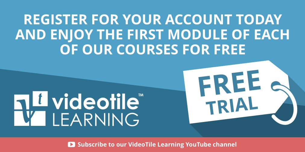 VideoTile's tweet photo. Get access to the first module of all our available courses for free right here: https://t.co/6eXZYS6VSq #VisionToSuccess https://t.co/IvR2AB1eSm