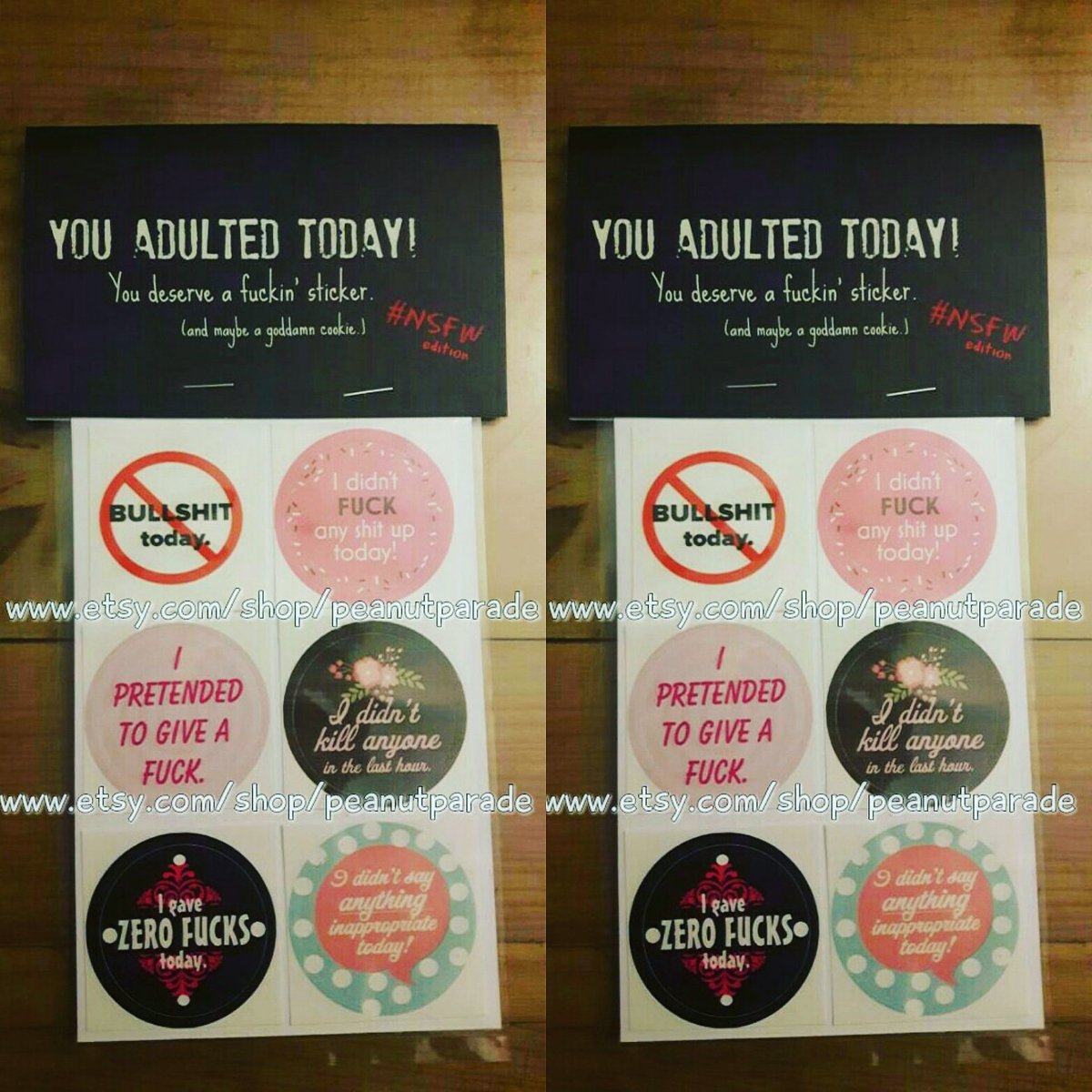 Azure_me's tweet photo. Have you seen the new #nsfw stickers at @YouAdultedToday ?
#adultingrewardstickers #EtsyShop #peanutparade #mompreneur https://t.co/11Ts8gZ3Ab