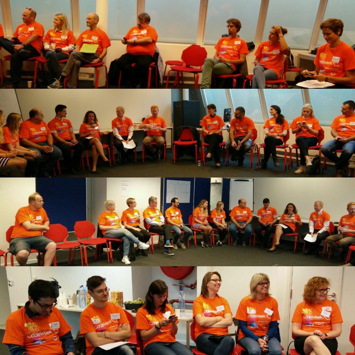 CodeWeekEU's tweet image. 16 women and 15 men in the @CodeWeekEU Coordination Meeting. #CodeEU Great!!! Photo by @magsamond