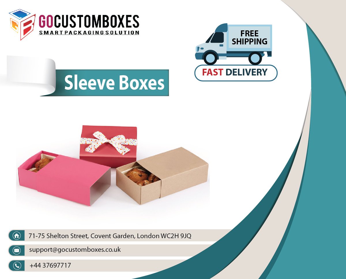GoCustomBoxes's tweet photo. Sleeve packaging cover and give attractive look to your product : https://t.co/IAiGgHlHRU
#sleeveboxes #packagingsleevesuk #sleevepackaging https://t.co/ufclQWJT12