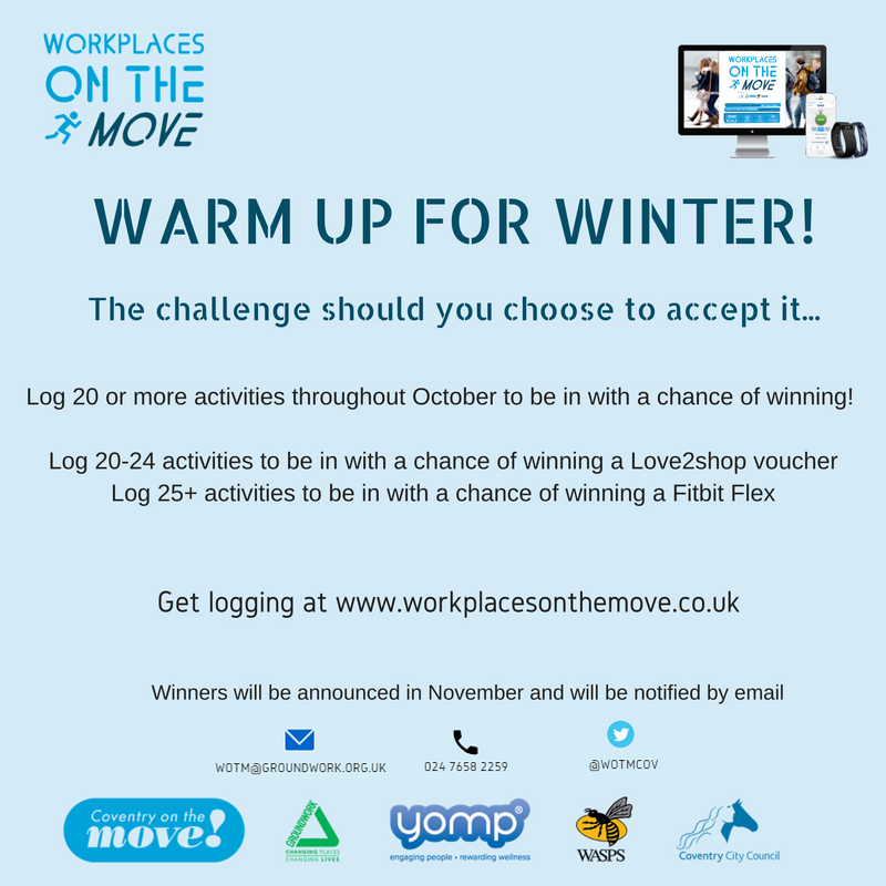 Get logging at workplacesonthemove.co.uk for your chance to win! #coventry #winitwednesday #Fitbit