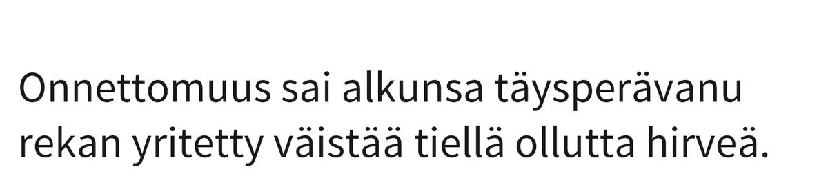 Ekaan lauseeseen saatu mahtumaan 2 kirjotusvirhettä. #Iltasanomat #MitenMeniNoinNiinkuOmastaMielestä