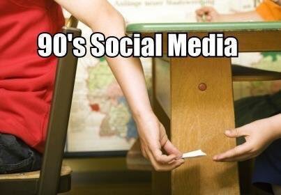 #90sIn5Words this was our social media.