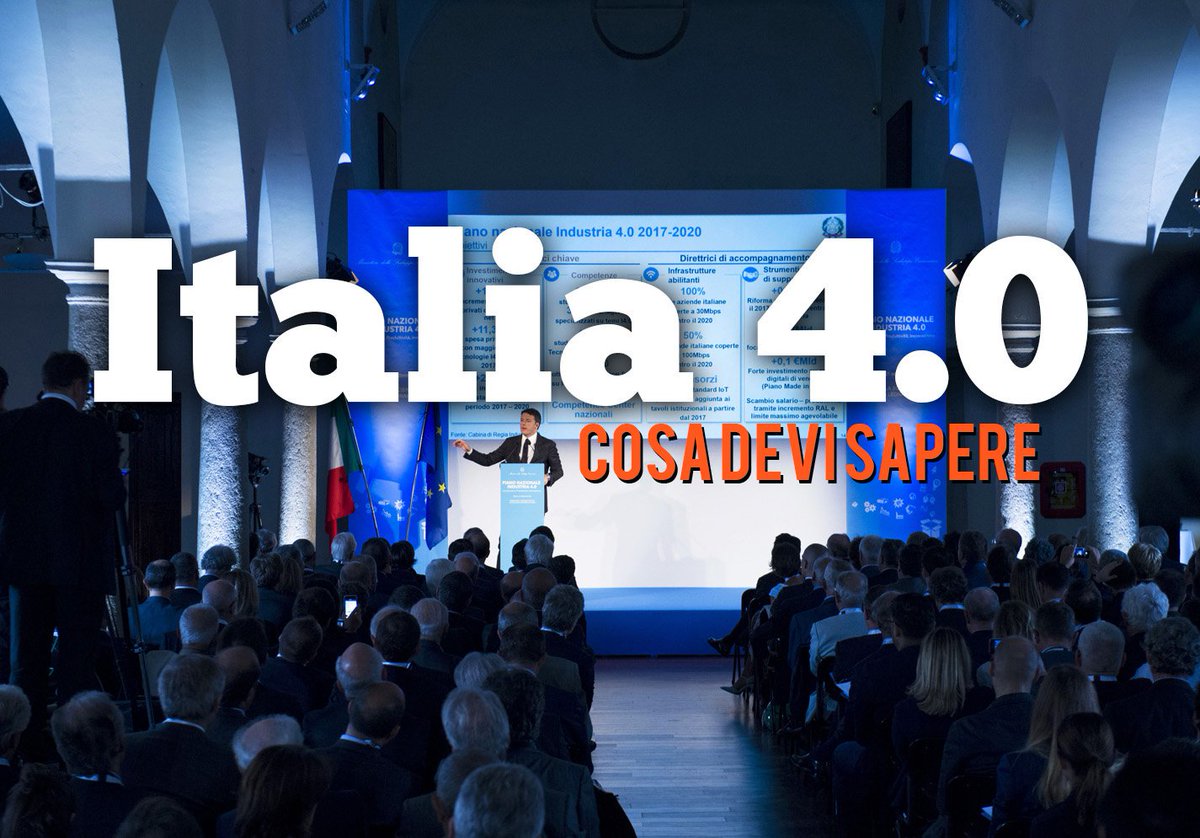 Cosa dice il piano Industria 4.0 presentato dal governo. 7 cose da sapere
startupitalia.eu/62864-20160921…