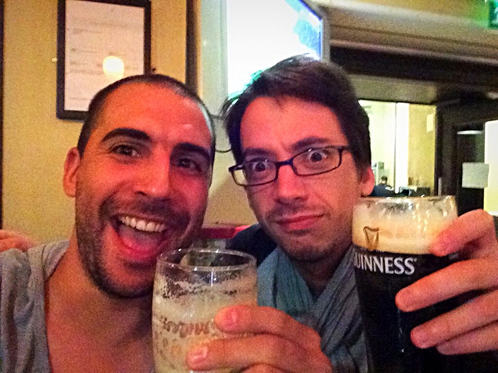 Pal_Mayo's tweet photo. Je viens de retrouver un moment de #BarRailing avec @Kroktachon au #WPODublin ππ https://t.co/yRLirU0CGV