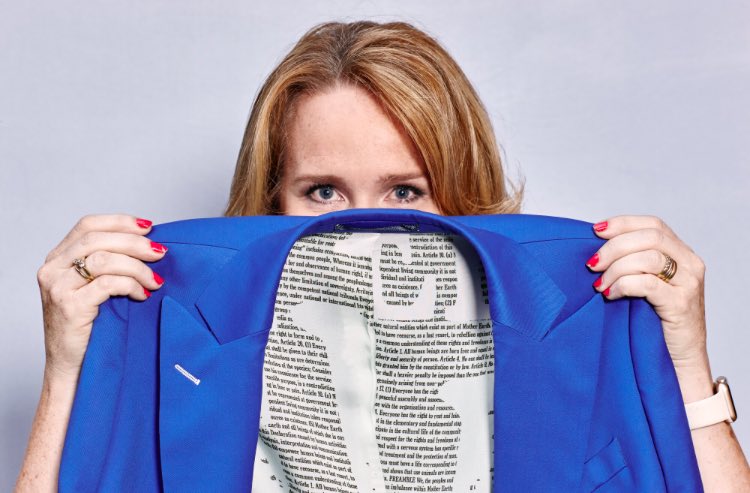 goodfibrations's tweet photo. #colbert2share @helgavanleur heeft een nieuw duurzaam jasje van @DutchSpirit en deelt'm met @vkoblenko en @tanjajess https://t.co/KwOcnMAh3C https://t.co/g9cKsv7odR