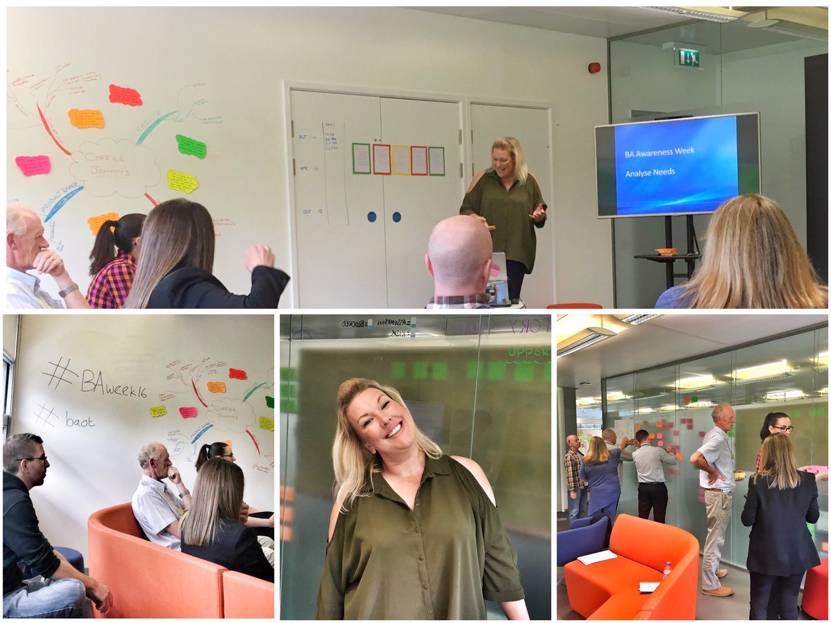 DWP_BA's tweet photo. Real buzz around @Alibob77Ali session on analysing user needs - great to see people up on their feet &amp; practicing techniques #BAweek16 #BAOT https://t.co/ktxzhNADqQ