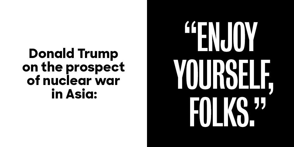 alfonslopeztena's tweet photo. A man who can be provoked by a tweet should not have his hands anywhere near the nuclear codes. #DebateNight https://t.co/sPG1gSPlIt