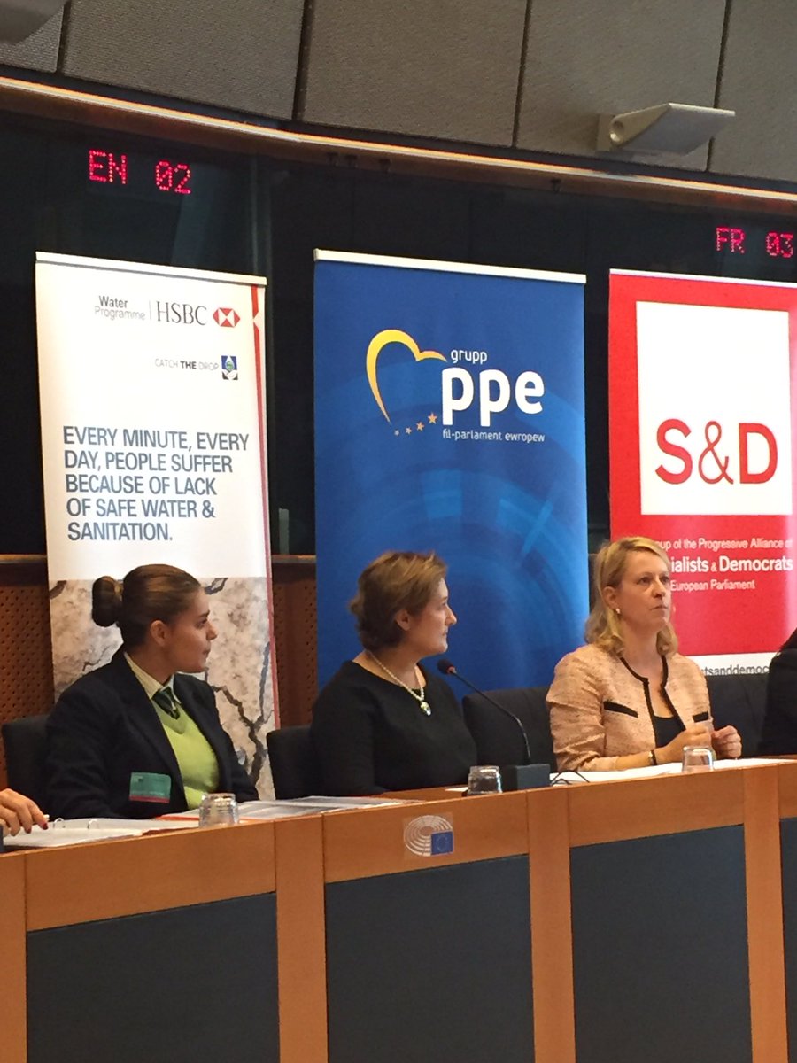 EPP_MT's tweet photo. Opening remarks by @EPPGroup Vice Chair @Esther_de_Lange at the #Catchthedrop event by @HSBC_MT, supported by MT MEP @ComodiniCachia . https://t.co/k5gzDgXbOr