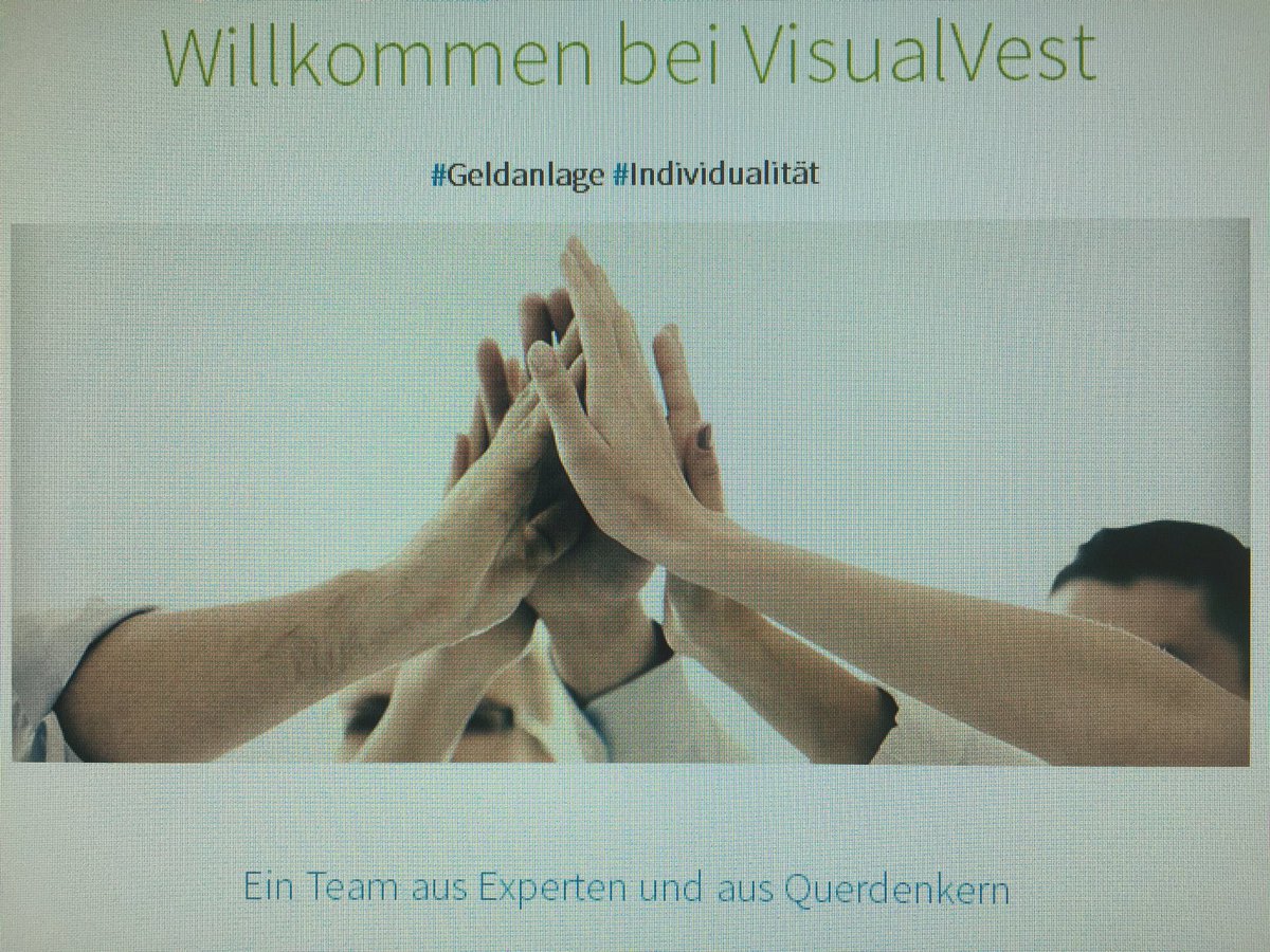 Corinna_Sander's tweet photo. Moderne Geldanlage bei #visualvest: https://t.co/Vt1JpFy3fb https://t.co/tKcii57dgX
