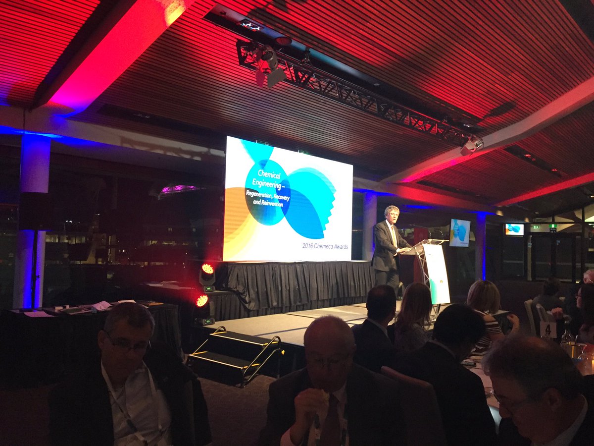 EAChemical's tweet photo. #ANZFChE (the Federation) awards start. #Chemeca2016 we need a Federation hashtag. @IChemE @RACI_HQ @EngineersNZ https://t.co/0SZyONOBTz