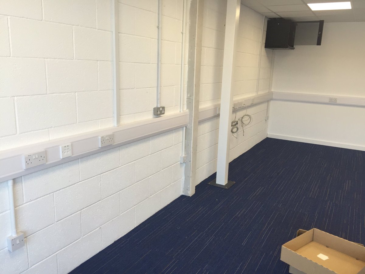 Air movement distribution, Barnsley new offices, mezzanine &amp; storage