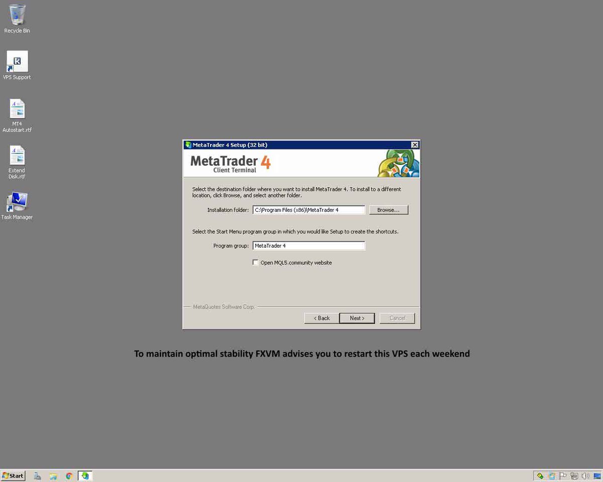 FXVMnet's tweet photo. How to install #MT4 terminal on your #ForexVPS. Use FXVMTW promo code to get 15% first month #VPS discount! https://t.co/GD2w3SRklP https://t.co/Py5Is3lnl3