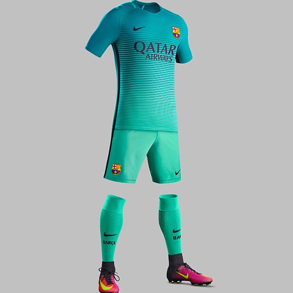 brfootball's tweet image. Barcelona's new third kit for the 2016/17 season is quite something 👌🏼 (📷 via @FCBarcelona)
