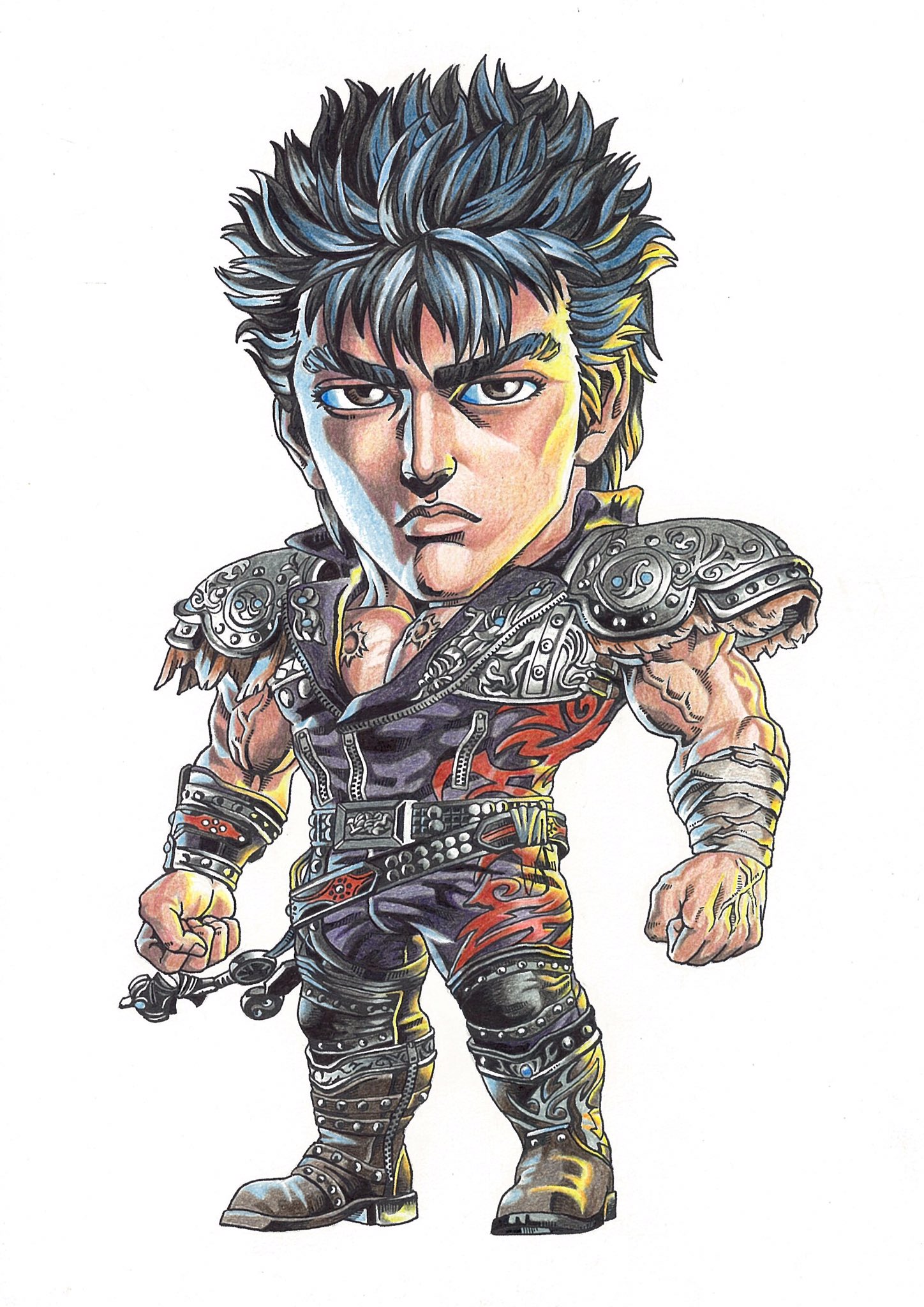 Kenkurojiro ケンクロジロウ　絵 Kenkurojiro ケンクロジロウ 絵 （北斗の拳：ケンシロウ