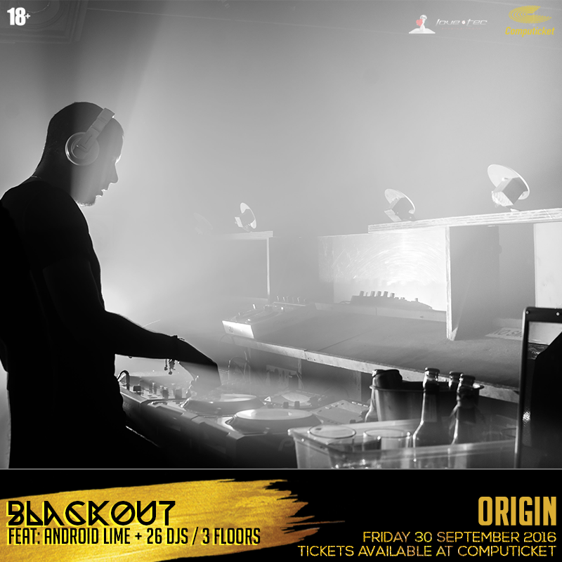 From touring Noisecontrollers to proudly local SA talent, Blackout still leads the hard dance pack. Don’t miss the Friday night carnage!