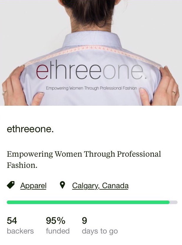 5% AWAY FROM BEING KICKSTARTED!!! We couldn't have gotten this far without you! #Kickstarter #SocialVenture #Startup #FemaleEmpowerment