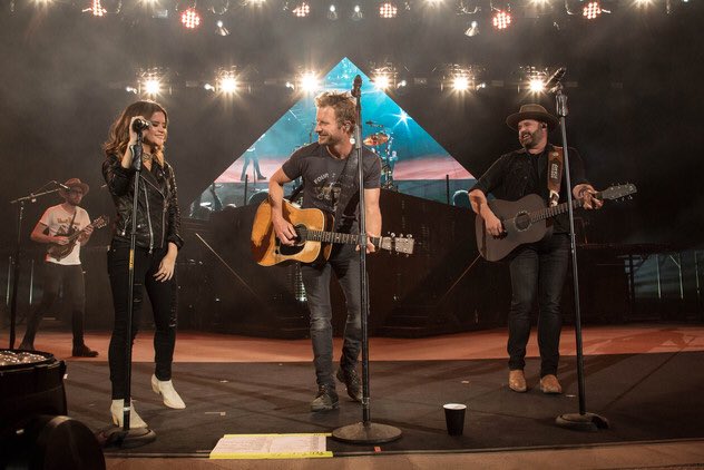 Will never forget last night <a href="/RedRocksCO/">Red Rocks Park & Amphitheatre</a>! #SomewhereOnABeach with <a href="/DierksBentley/">Dierks Bentley</a> and <a href="/MarenMorris/">Maren Morris</a>. So fun! #BadAngel