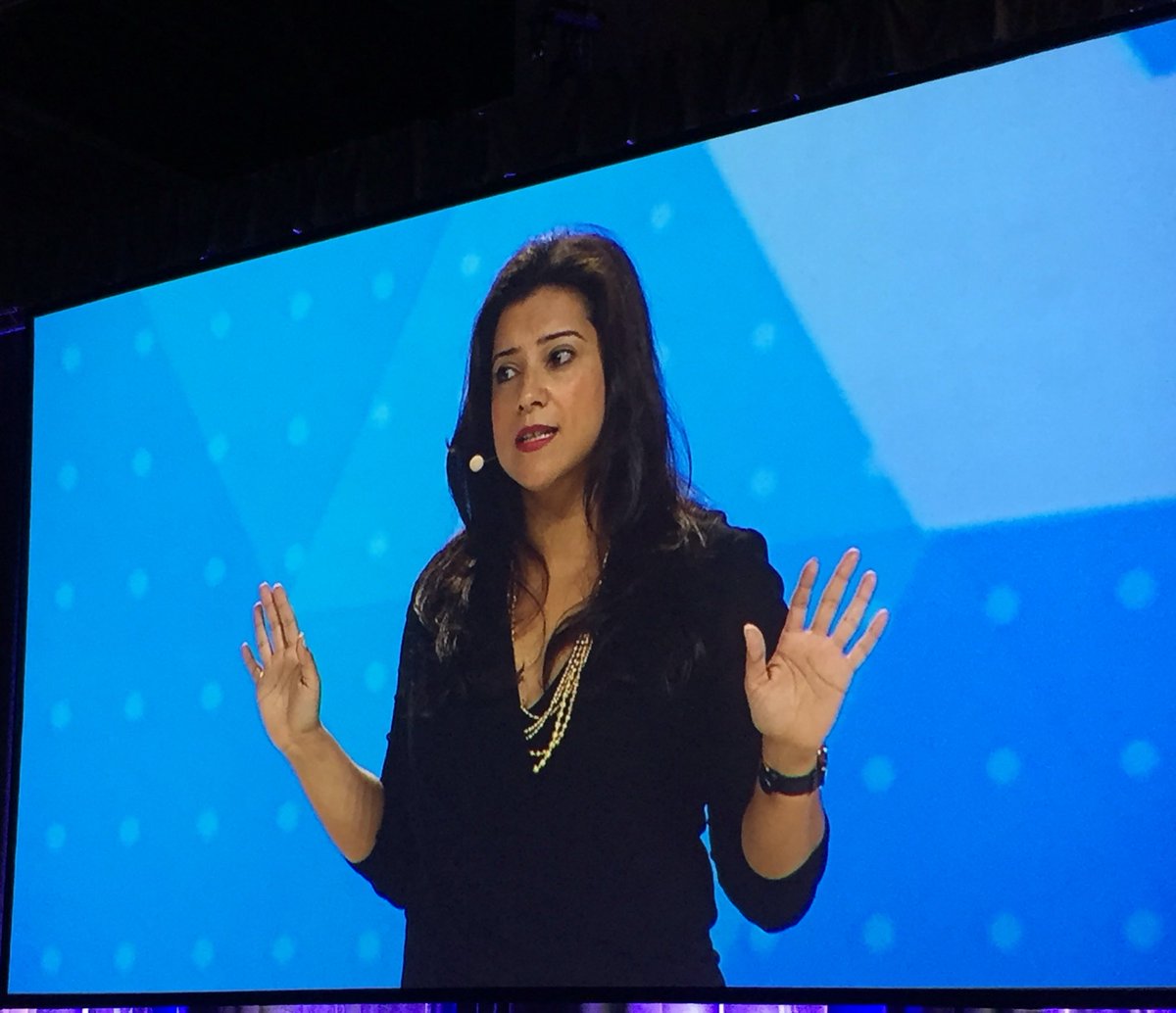 NRFNexus's tweet image. "You cannot be what you cannot see" - @reshmasaujani 
The cultural intimidation for more girls to be in tech today.
#ShopOrg16 #GirlCoders