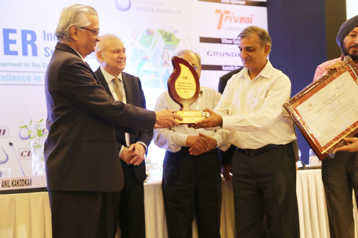 #CII National Award for Excellence in #WaterManagement, 2016 ~ <a href="/Gailindia/">GAIL (India) Limited</a> for Water Conservation &amp; Integrated Agri-drinking Water Management