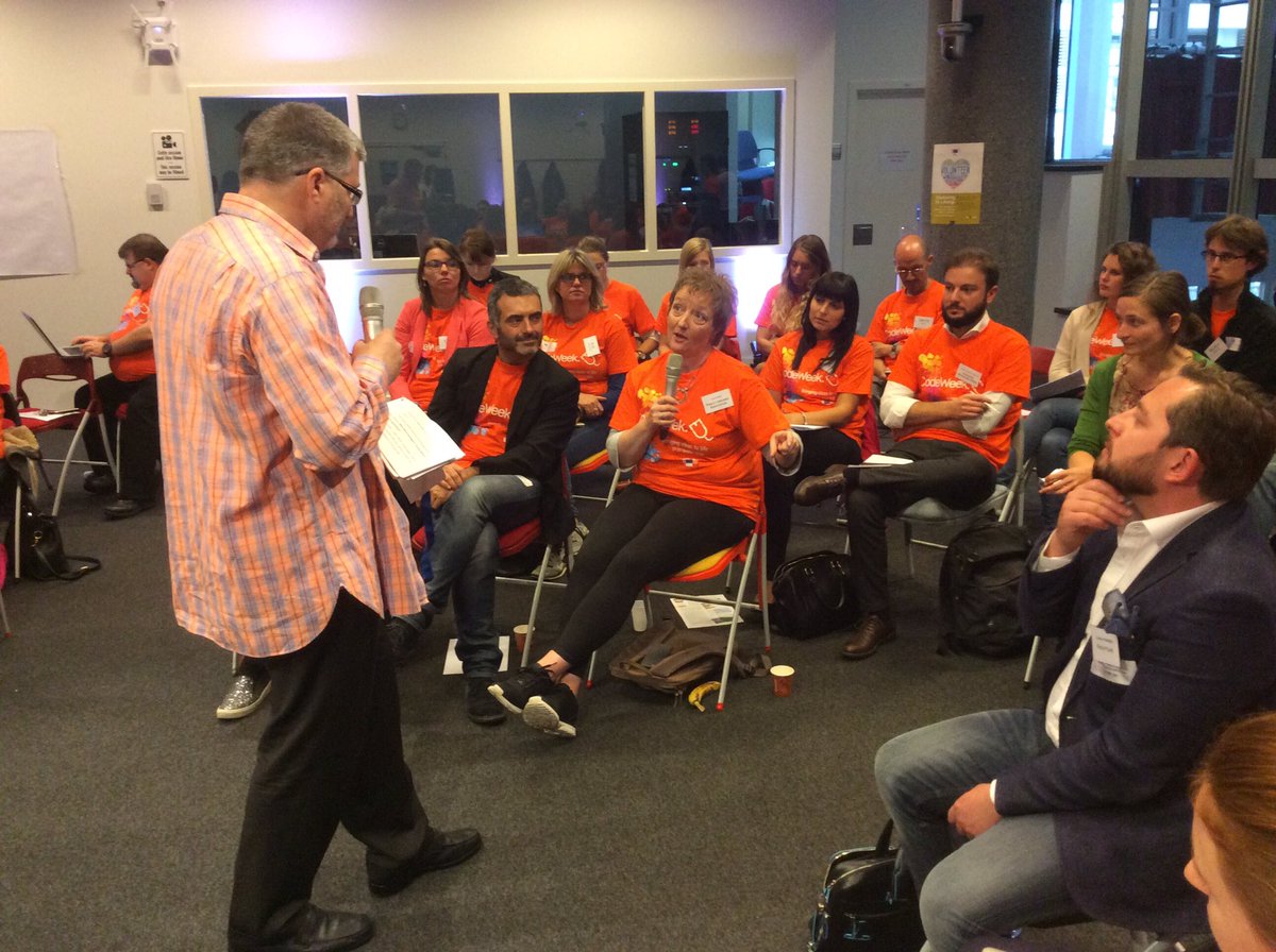 CodeWeekEU's tweet image. "Coding ambassadors have really helped to bring #coding into the world of libraries" Ilona Kish from @LibrariesEU #codeEU