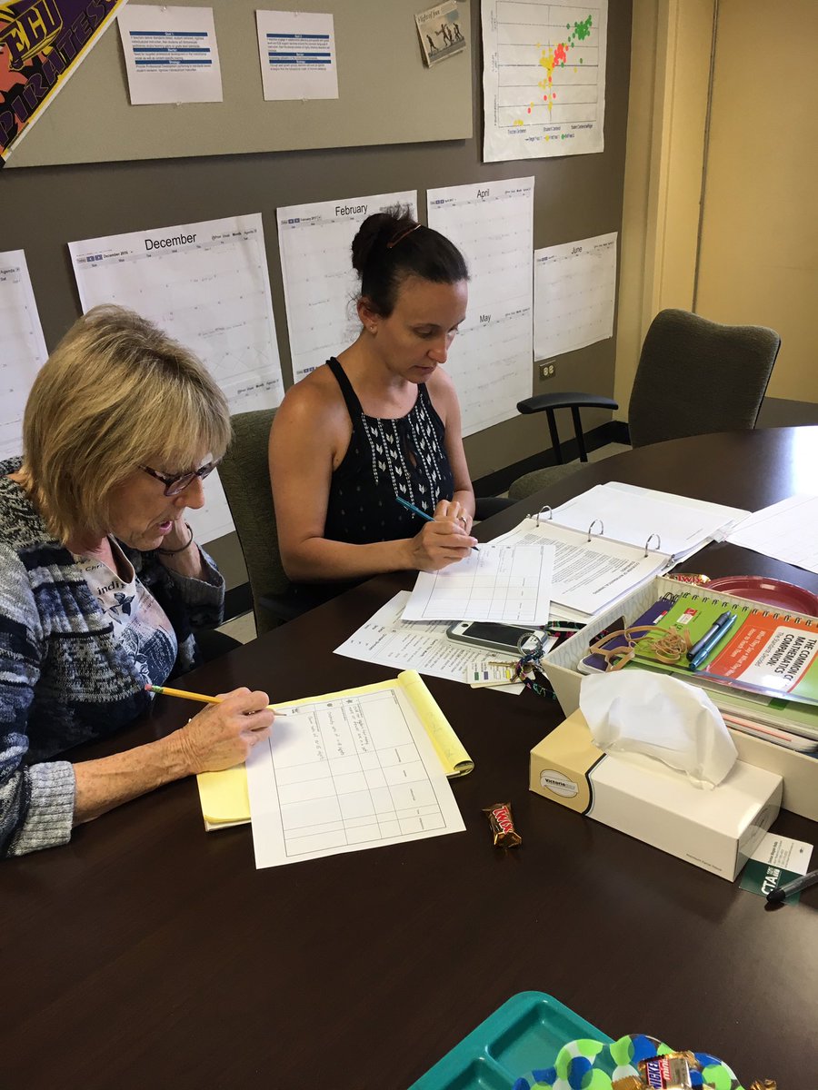 APFoxes's tweet photo. It begins with a strong foundation! Kindergarten and Pre-K PLCs hard at work. Even our youngest learners need to know their targets. https://t.co/YAIXAJflIs