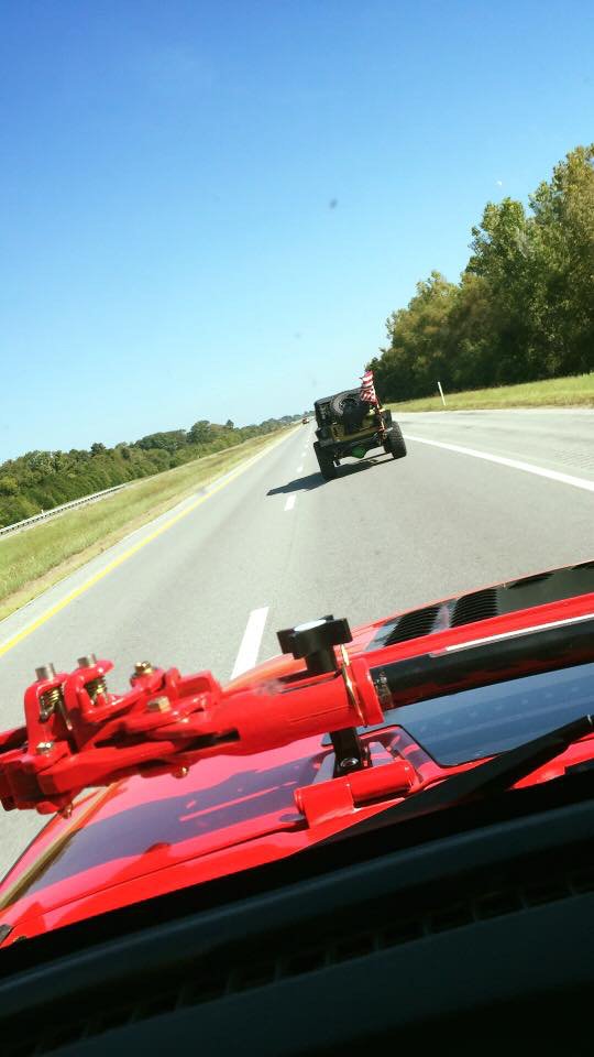 Hi-Lift Jack view of the day. Merica! #hiliftjacks #theoriginalpowertool