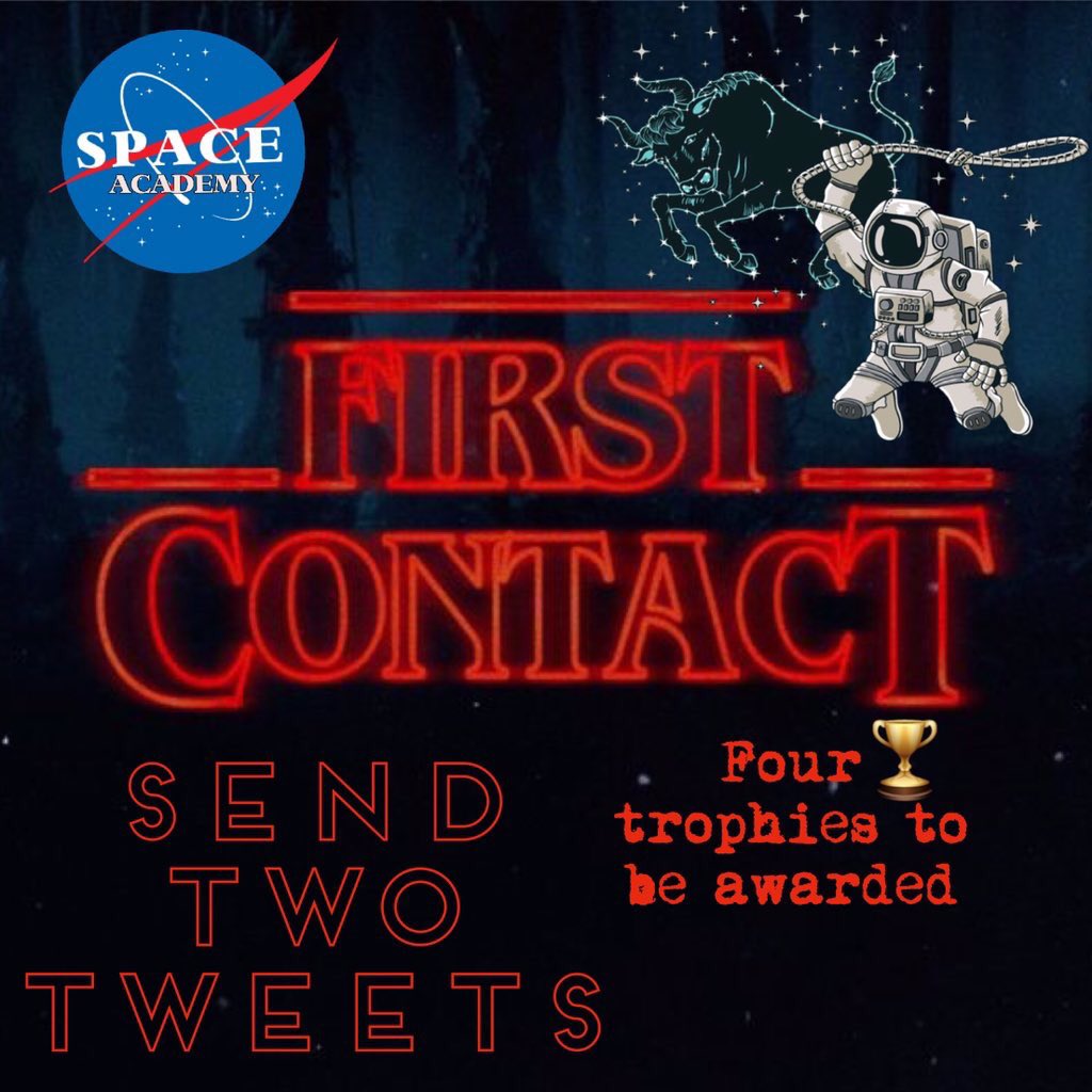 SpaceContest's tweet image. First Space Academy Contest!

Judges: @truegritrumble, @iamburtjarvis, @robotmouthfarts, @batkaren

Theme: First Contact

Details Below