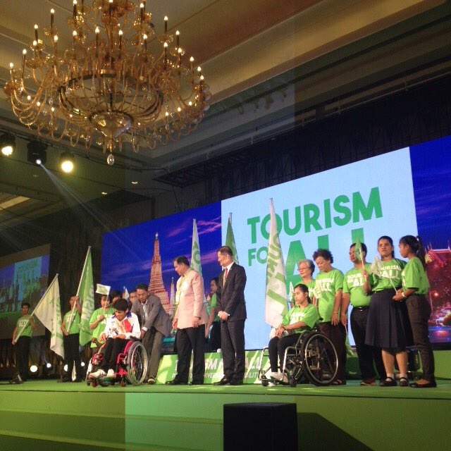 TurismoUDG's tweet photo. Today  #WTD2016 in #Thailand , #Tourism4All vía @UNWTO https://t.co/siX51ovNFC
