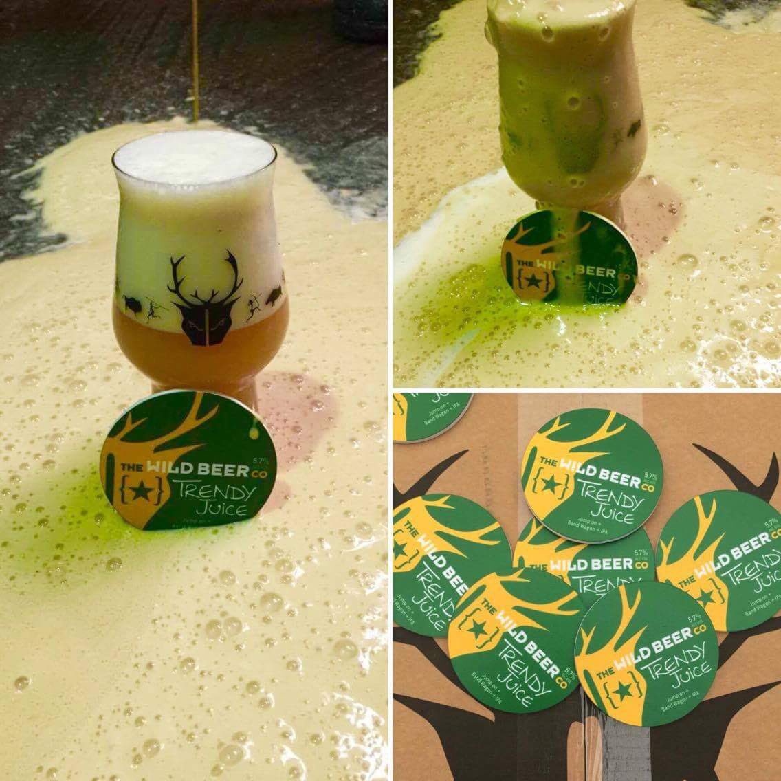 WildBeerCo's tweet photo. This week we're releasing Trend Juice in collaboration with @LervigBeer - it's a New England IPA, a juice bomb! https://t.co/du3oxqY9L0