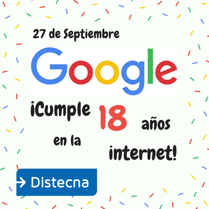 Distecna's tweet photo. #Efemérides Un día como hoy, en 1998, se lanzaba #Google al mundo de la #internet, para convertirse en el motor de búsqueda N°1 #DistecnaArg https://t.co/ufR4luYdII