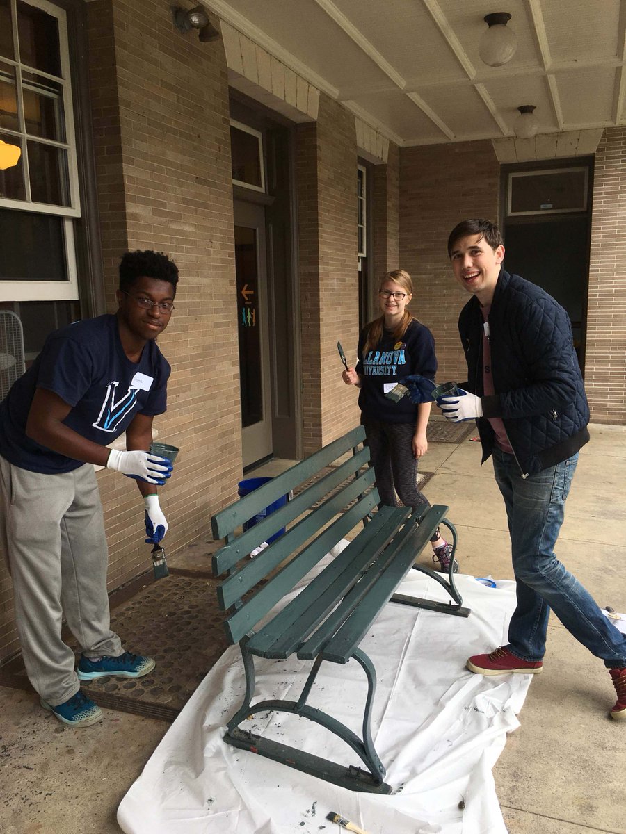 VUadmission's tweet photo. #Villanovans volunteered as part of St. Thomas of Villanova #DOS2016. Pictures are from Group 55 and 100. https://t.co/MpjW5IIbfR