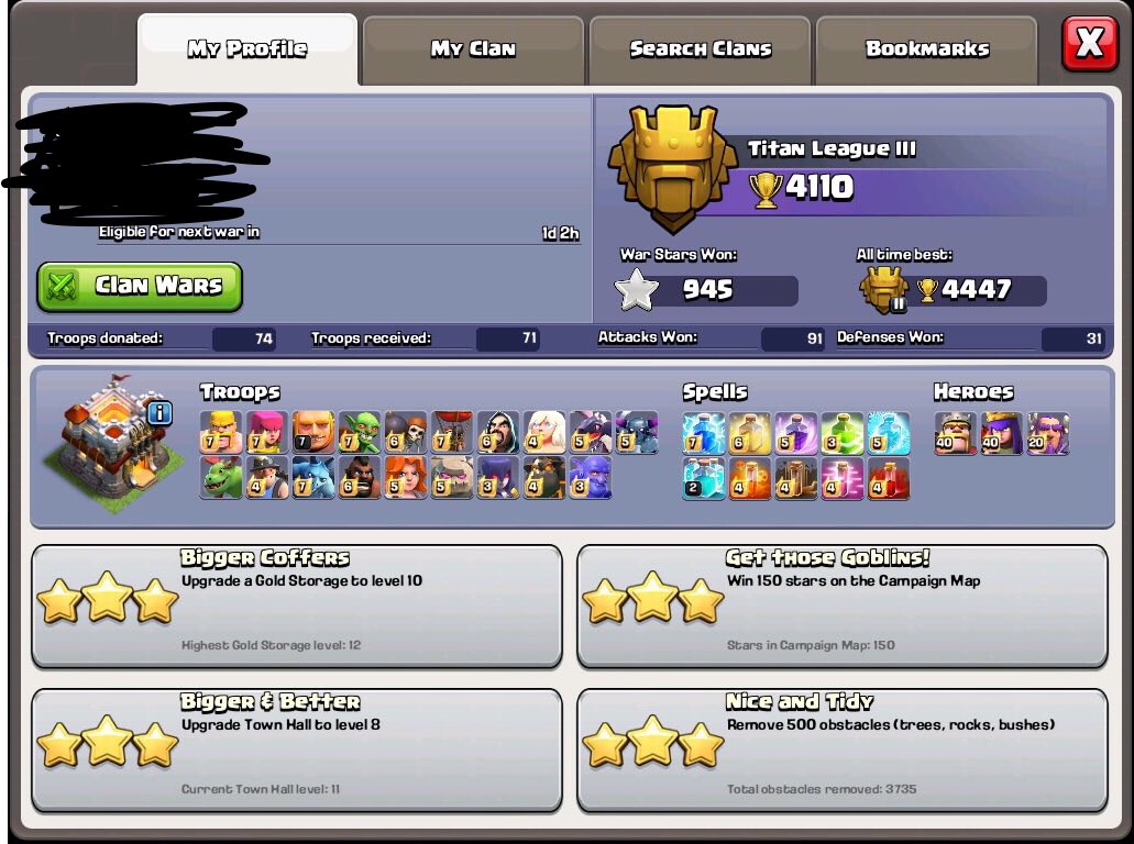 ShawnskiCOC's tweet photo. Selling TH11 acc ! Near max! Cheap AF too https://t.co/riKP3JSJ7o
