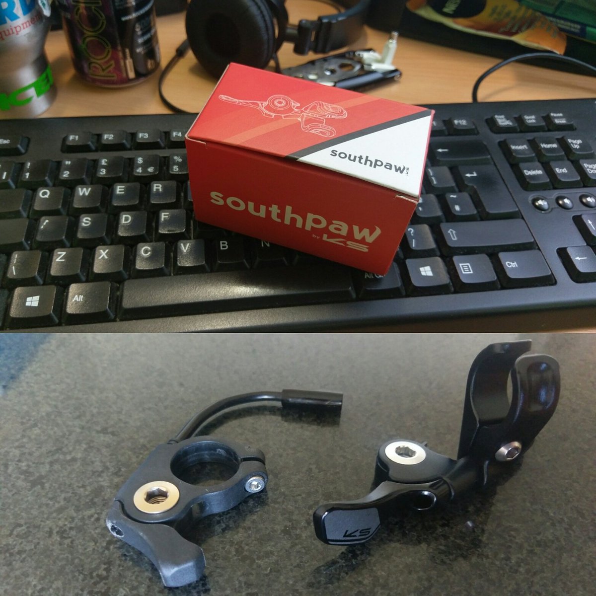 Wheeliesonline's tweet photo. The #kindshock #southpaw lever replaces the stock part and works perfectly with 1x setups. Review coming soon!
>> https://t.co/lsx4N8jDK2 https://t.co/89FKvUtUTl
