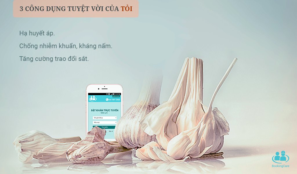 BookingCare's tweet photo. Không chỉ là gia vị cho những món ăn ngon, tỏi còn là vị thuốc quí cho sức khỏe gia đình. https://t.co/BC4S8vfd39 https://t.co/yonLsHkBwd