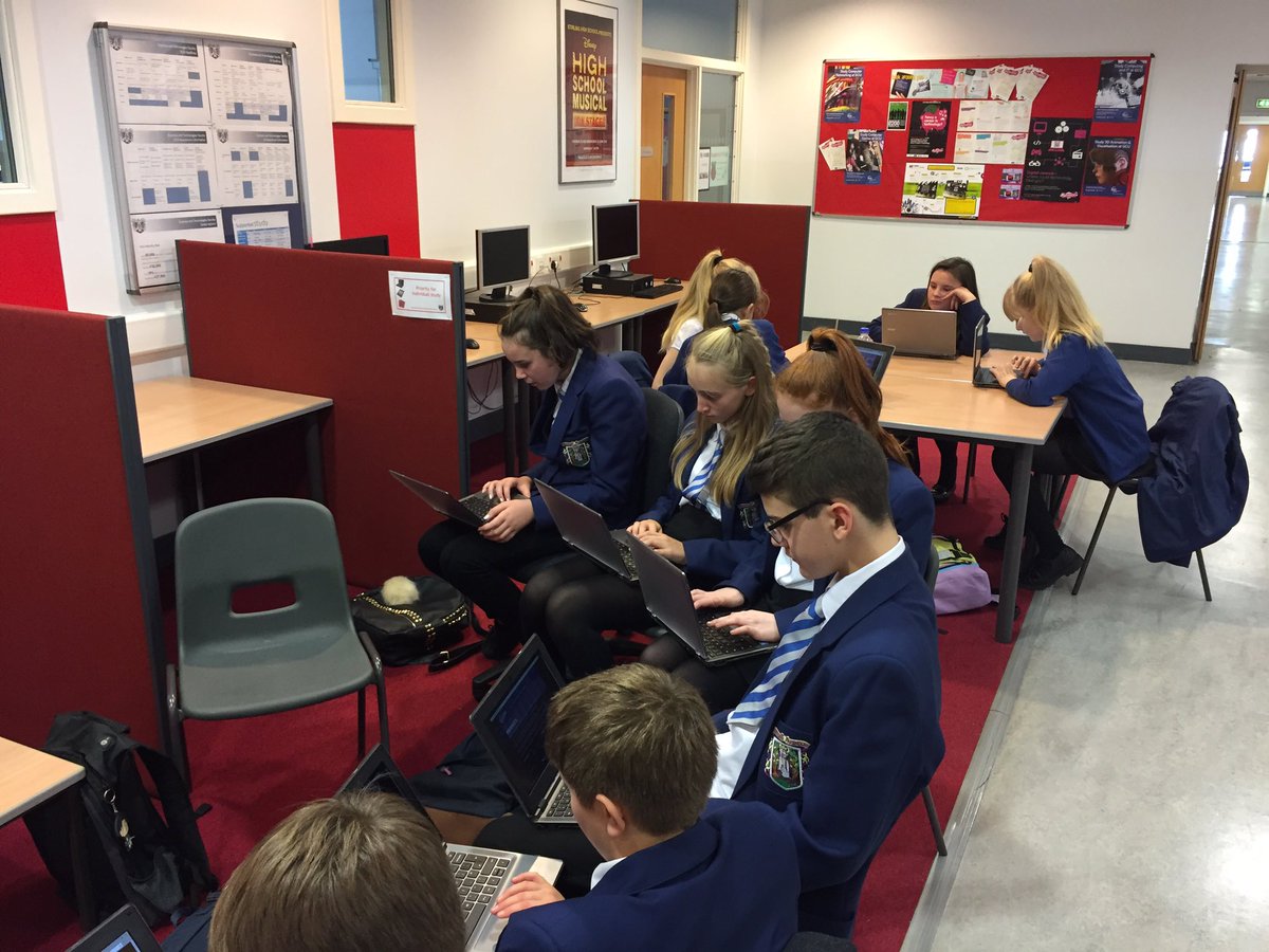 SHS_BusEd's tweet image. We are delighted to have @ST_NINIANS_PS in to use our ICT suites, especially since our Chromebooks work everywhere! #anywherelearning