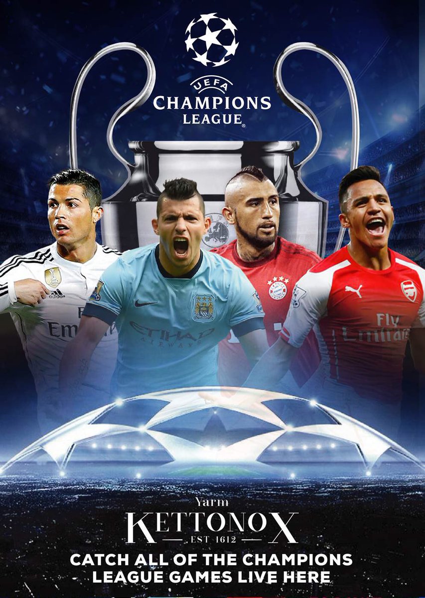 Champions League day! 
Watch the matches here and make the most of our loyalty card scheme...Buy any 6 pints &amp; 7th is free
#ChampionsLeague