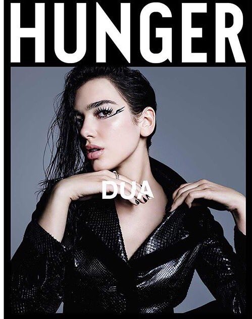 Hunger 11! 🕷 @DUALIPA 💥 by @rankinphoto, 👗 @lorenzoposocco 💥 💄 @andrewgallimore 💇🏻 Mark Francome 💅🏼 Ami Streets