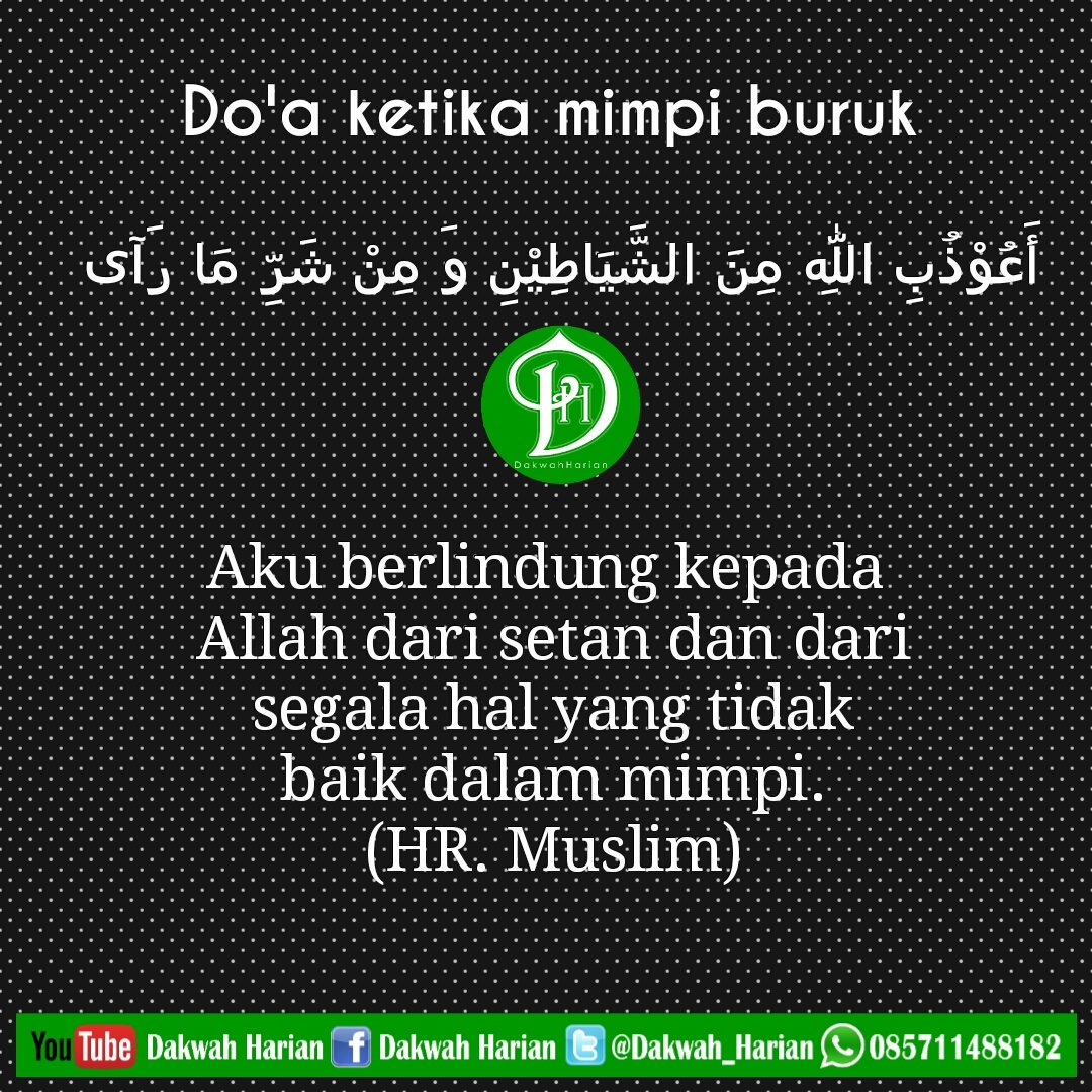 Dakwah Harian Doa Ketika Mimpi Buruk Lestiamiawards19 Dakwah Harian Doa Ketika Mimpi Buruk Lestiamiawards19