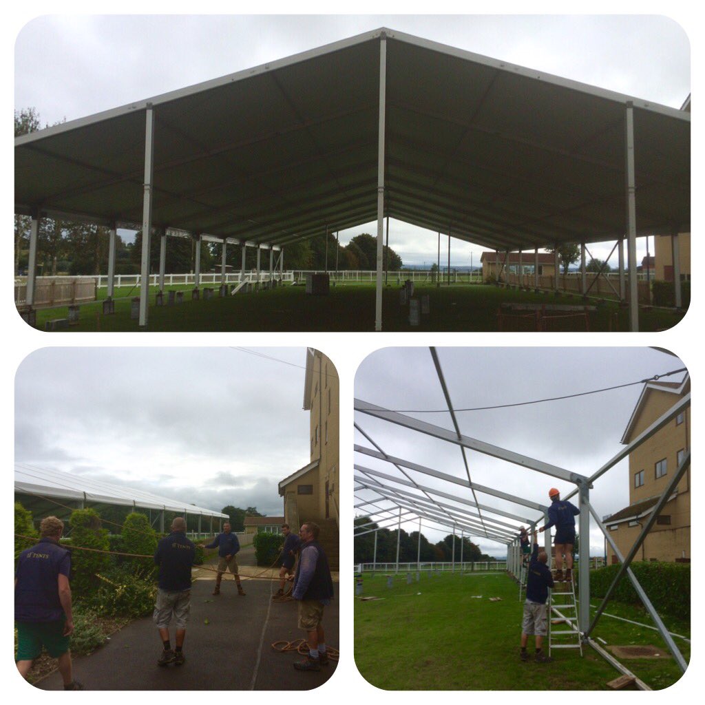 TTTentsLtd's tweet image. Winter enclosure coming along @wincantonraces #eventprofs #safetyfirst #racing