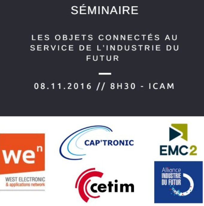 08/11 Séminaire #ObjetsConnectés Comment ces nvelles techno vont-elles contribuer à améliorer votre #productivité? bit.ly/2cQMwou